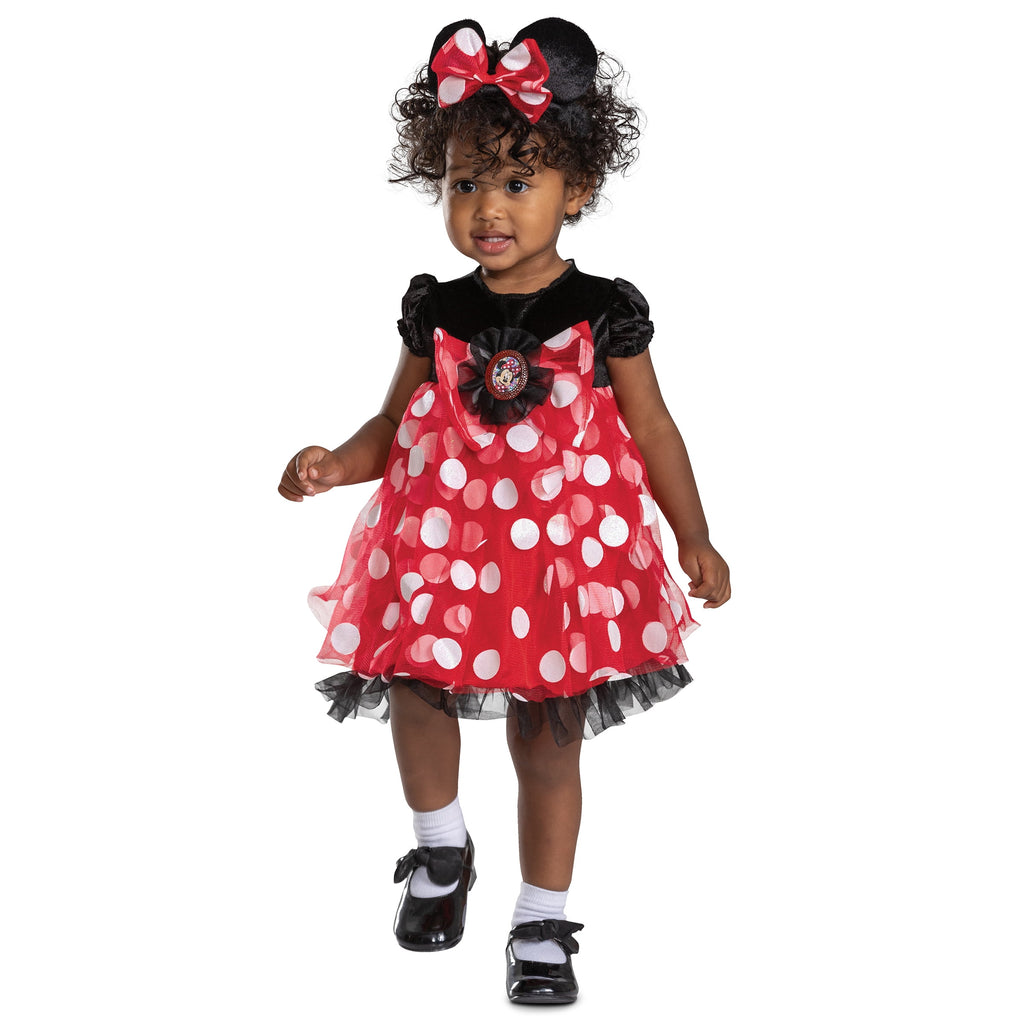 Disney Minnie Mouse Halloween Costume for Children, Infants Size 12-18M, by Disguise