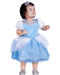 IKALI Baby Girls Princess Costume Dress up Clothes, Toddler Tutu Blue Outfit for Birthday Party 6M-4T