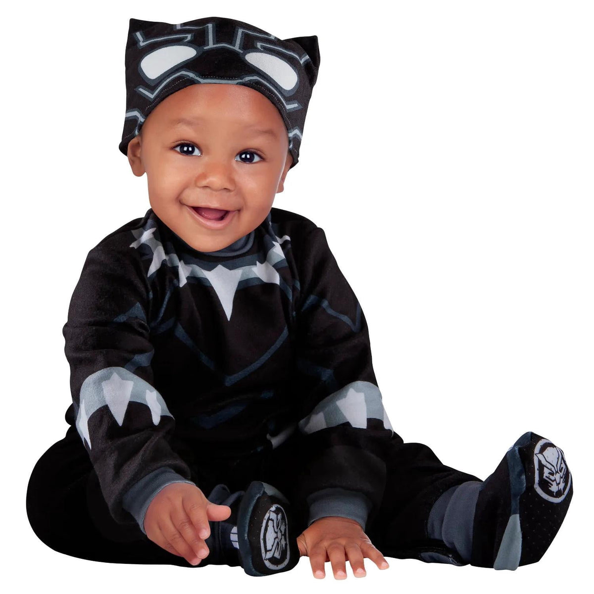 Infant Boys' Marvel Avengers Black Panther Costume by Jazwares - Size 6-12 Months