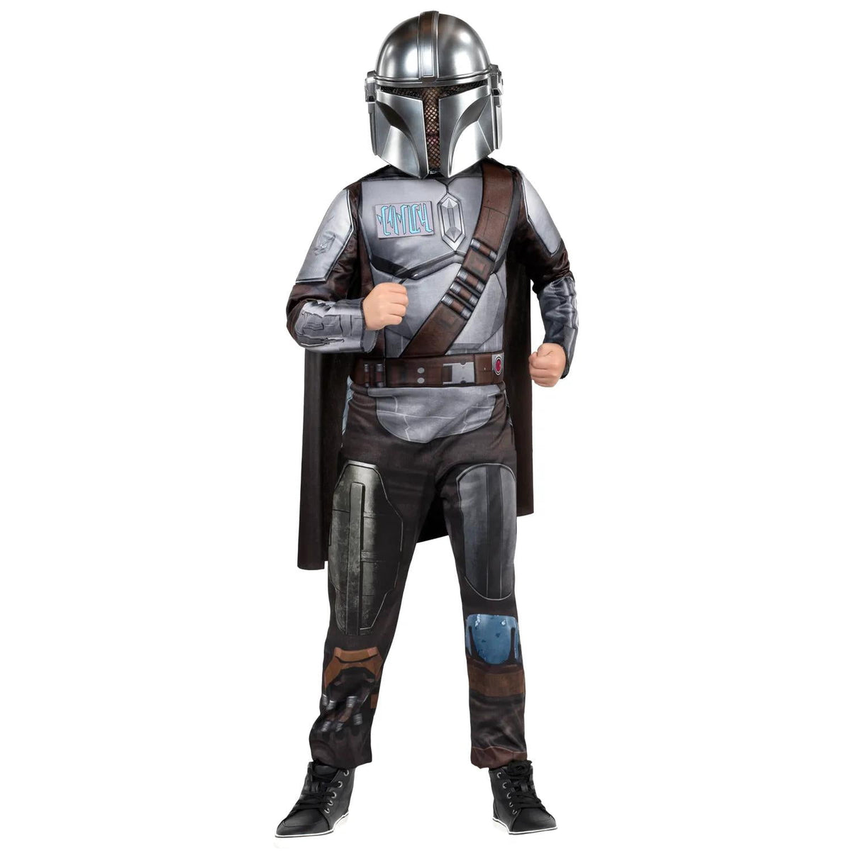 Boys' Star Wars The Mandalorian Light-Up Costume by Jazwares - Size Small
