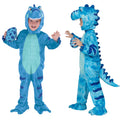 Joyfy Halloween Realistic Blue Tyrannosaurus Rex Children's Dinosaur Costume (with Egg) Suitable for Infant and Toddler Halloween Dress up Party