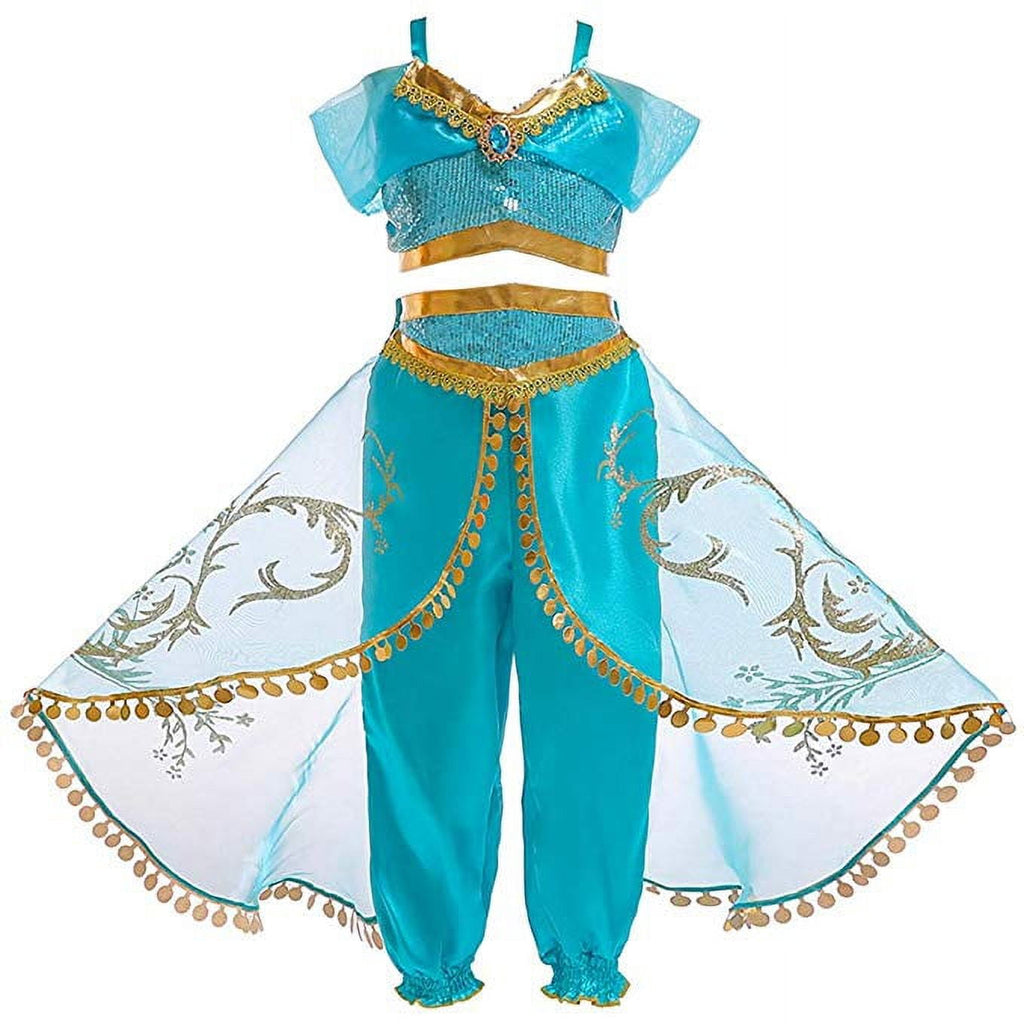 KAWELL Princess Dress Christmas Fancy-Dress Costume for Child, Little Girls 3T