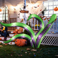 Ktaxon 7' Halloween Inflatables Decoration,Octopus Tentacle 2Pcs Blow up Decoration Octopus Legs w/ Build-in LEDs