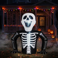 Ktaxon 6' Halloween Inflatables Skeleton Outdoor Halloween Decoration Emerging Skeleton,Built-In LED