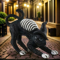 LAMIRO Black Cat Halloween Decorations,Spooky Tabletop Ornaments For Home Party,Gothic Themed Festival Decor,Indoor Outdoor Use,Easy To Display Centerpiece For Halloween Celebrations