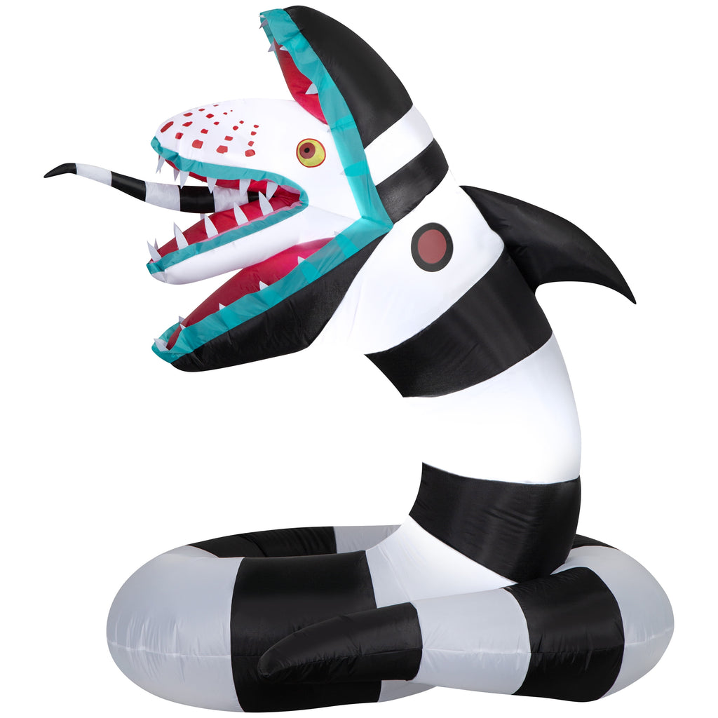 Airblown Halloween Light Beetle Juice Sandworm Medium Warner Bros. 4.5 ft Inflatable