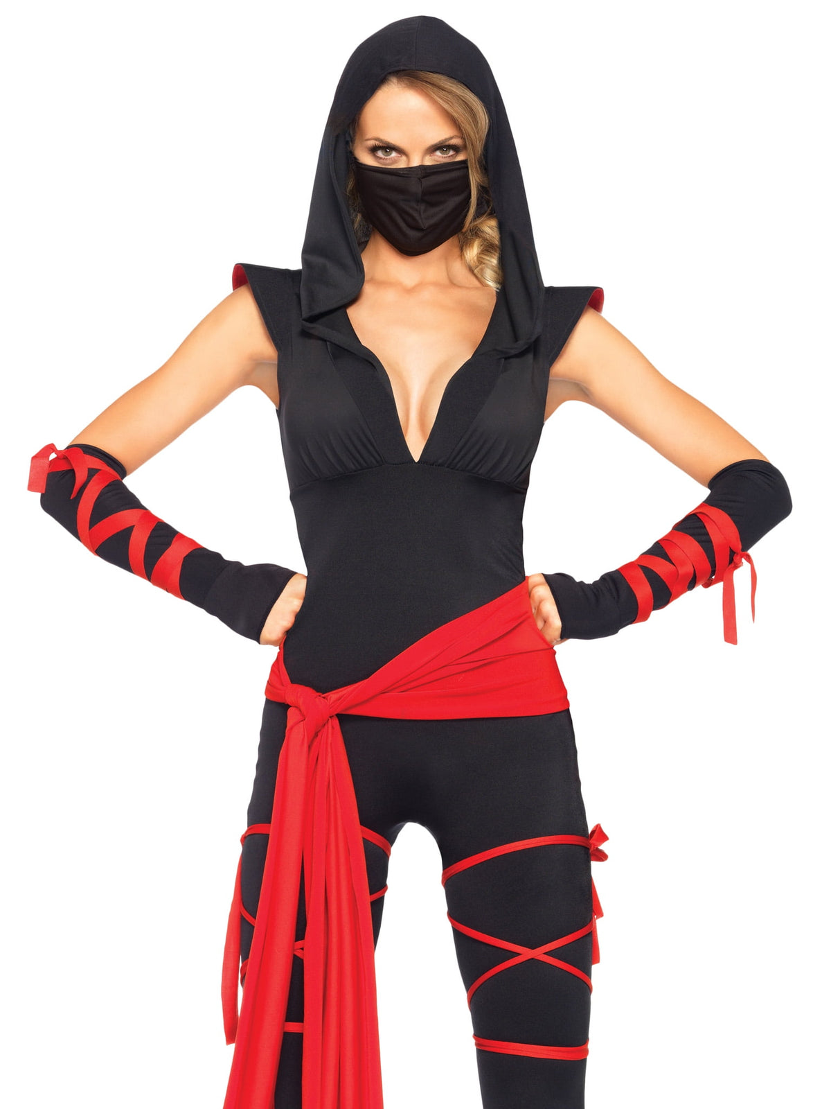 Leg Avenue Women’s Deadly Ninja Halloween Costume for Adults, Small