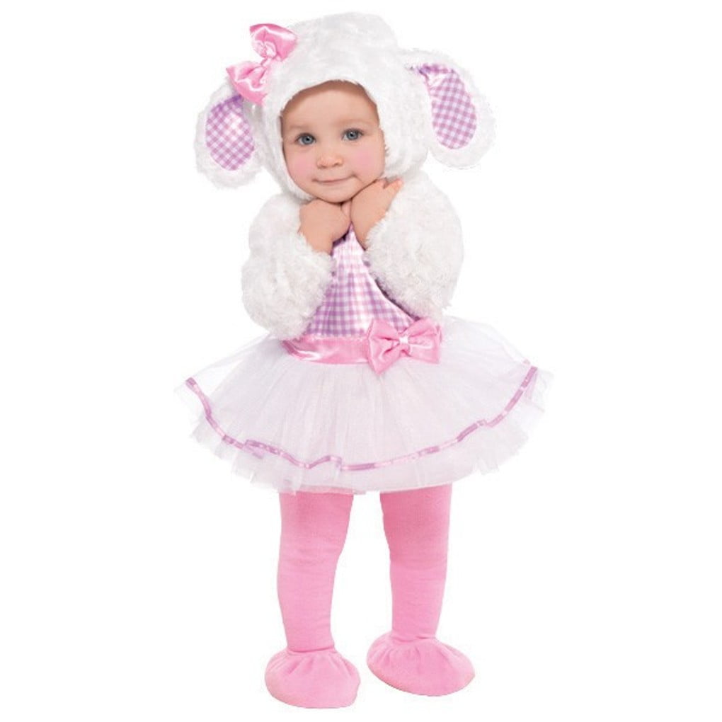 Girl's Little Pink Lamb Infant Costume | Animal Costumes