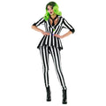 Morph Beetle Striped Suit Women Halloween Costume for Women Black Medium