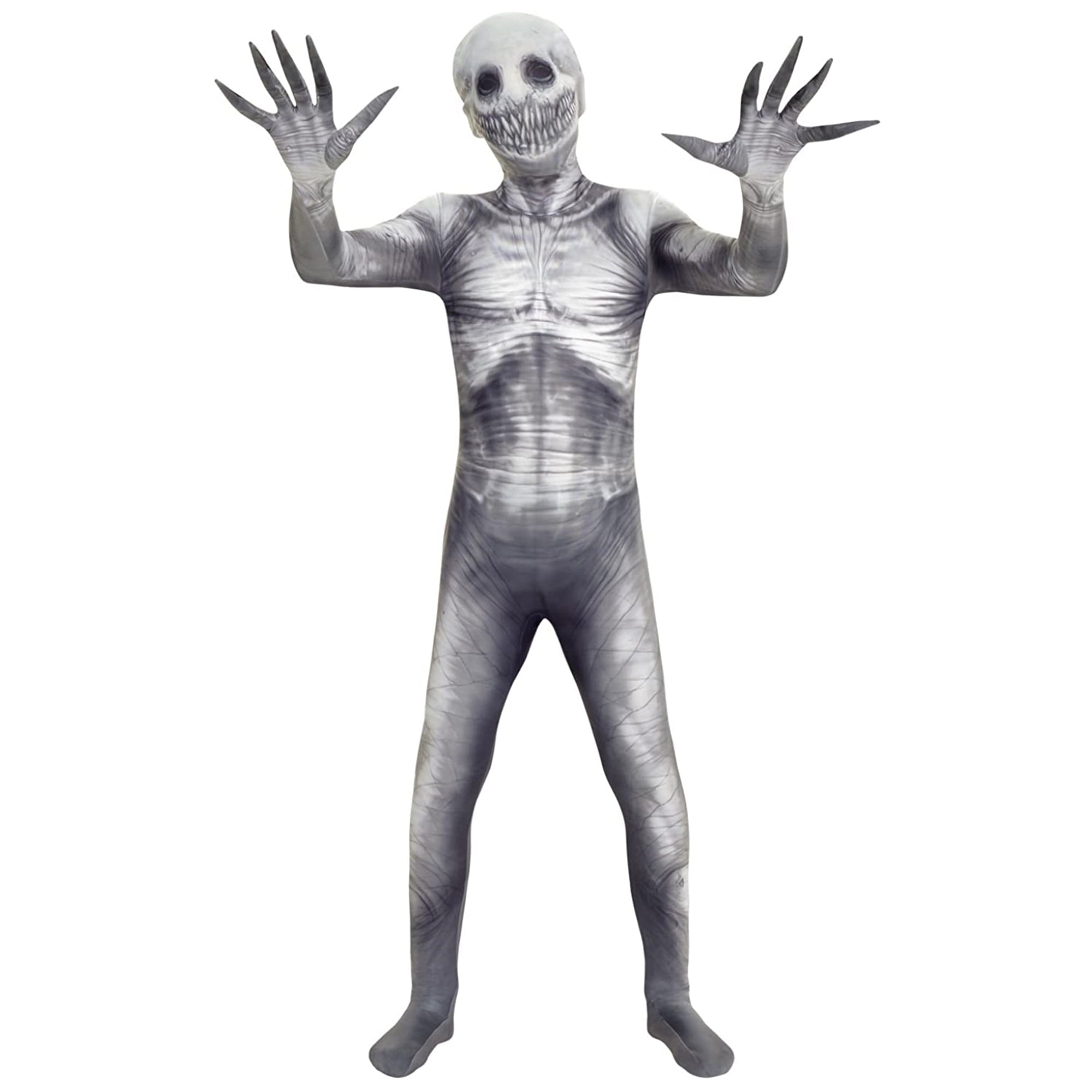 Morphsuits Kids the Rake Morphsuit Boys Girls Creepepasta Halloween Costume Halloween Gray M