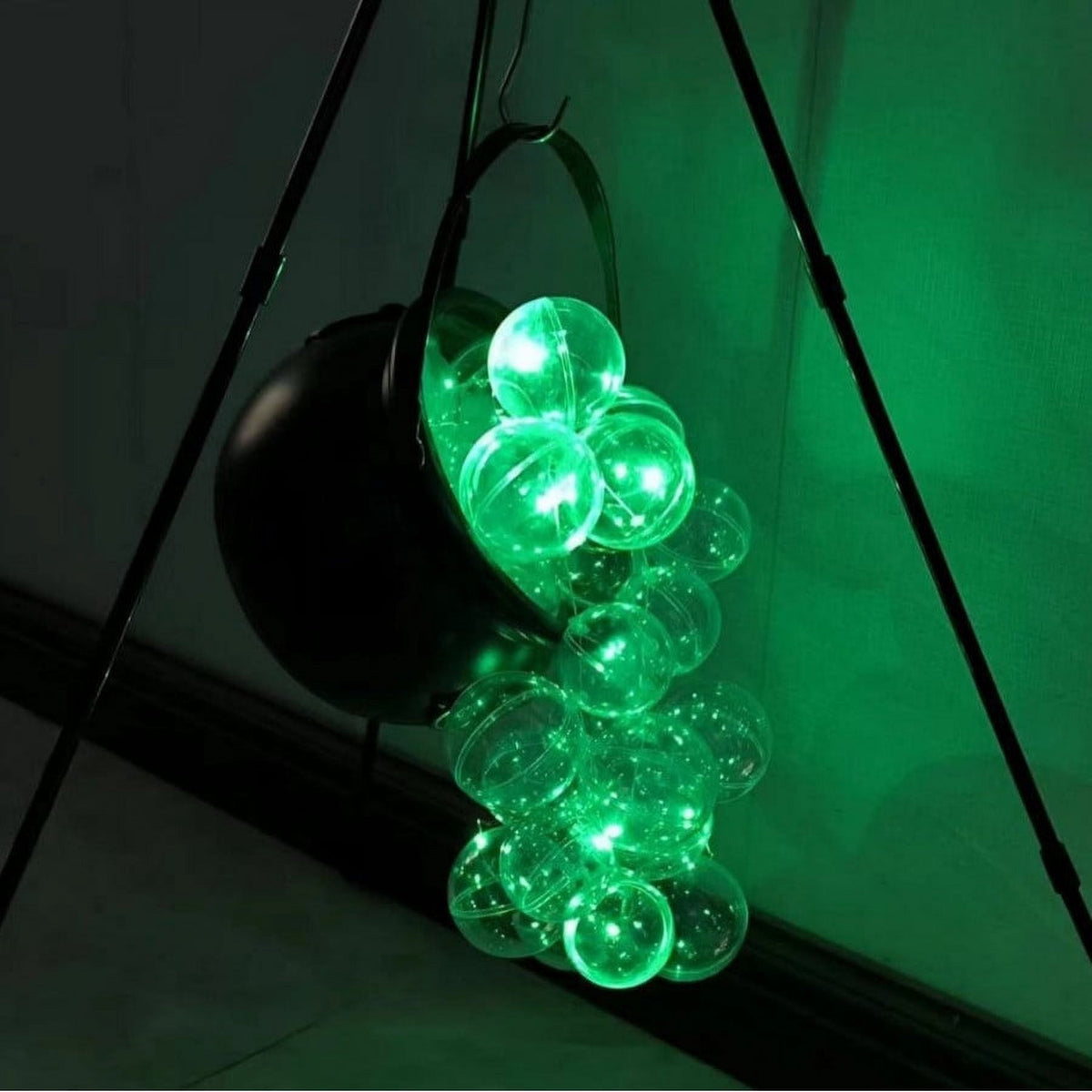 Muecwrye Halloween Decorations Outdoor, Halloween Clearance! Halloween Witches Cauldron with Lights, DIY Bubbling Cauldron Set Decor for Home Porch Outside, Halloween Party Supplies( Without Tripod)