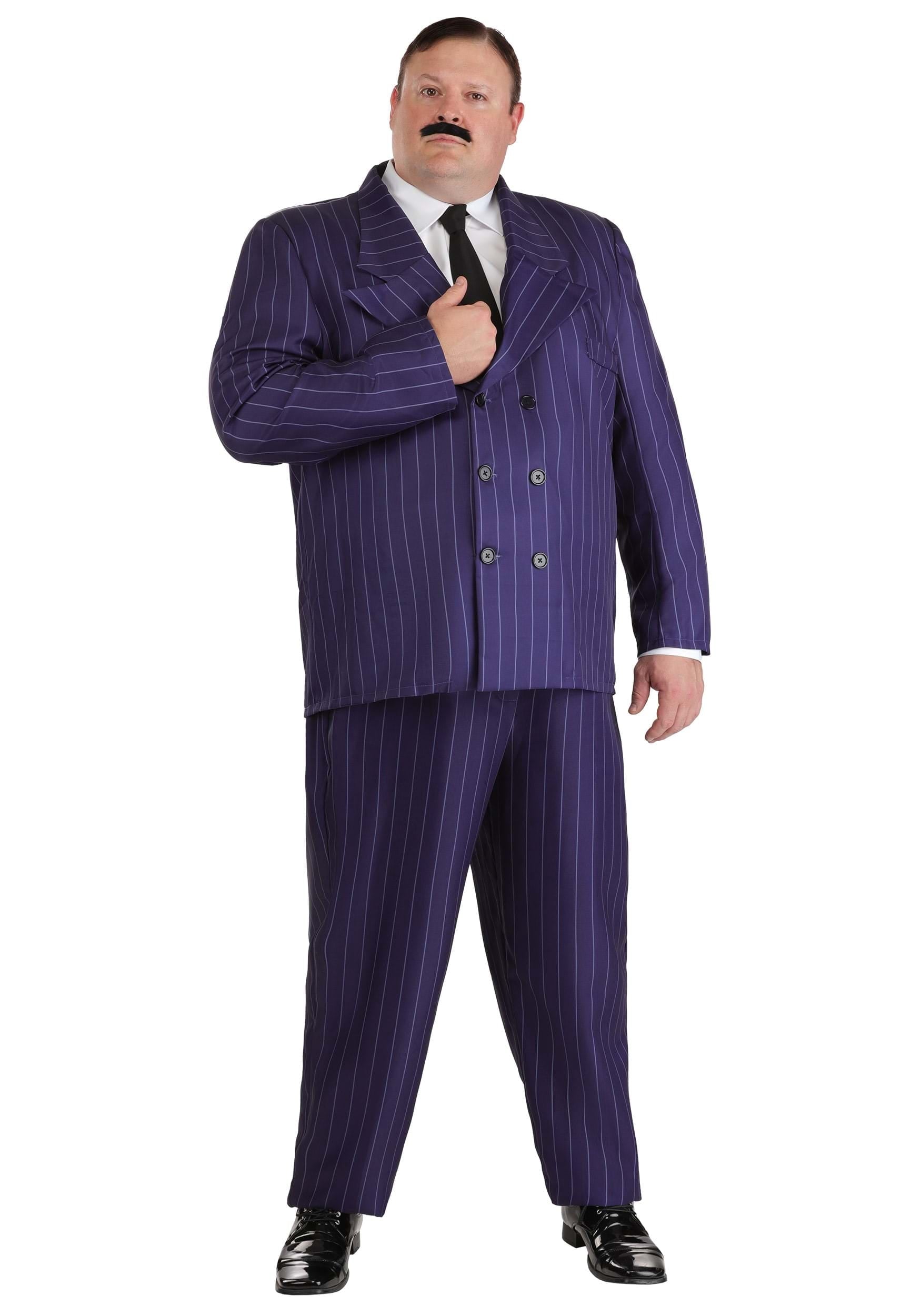 Plus Size The Addams Family 60's Gomez Addams Men's Costume
