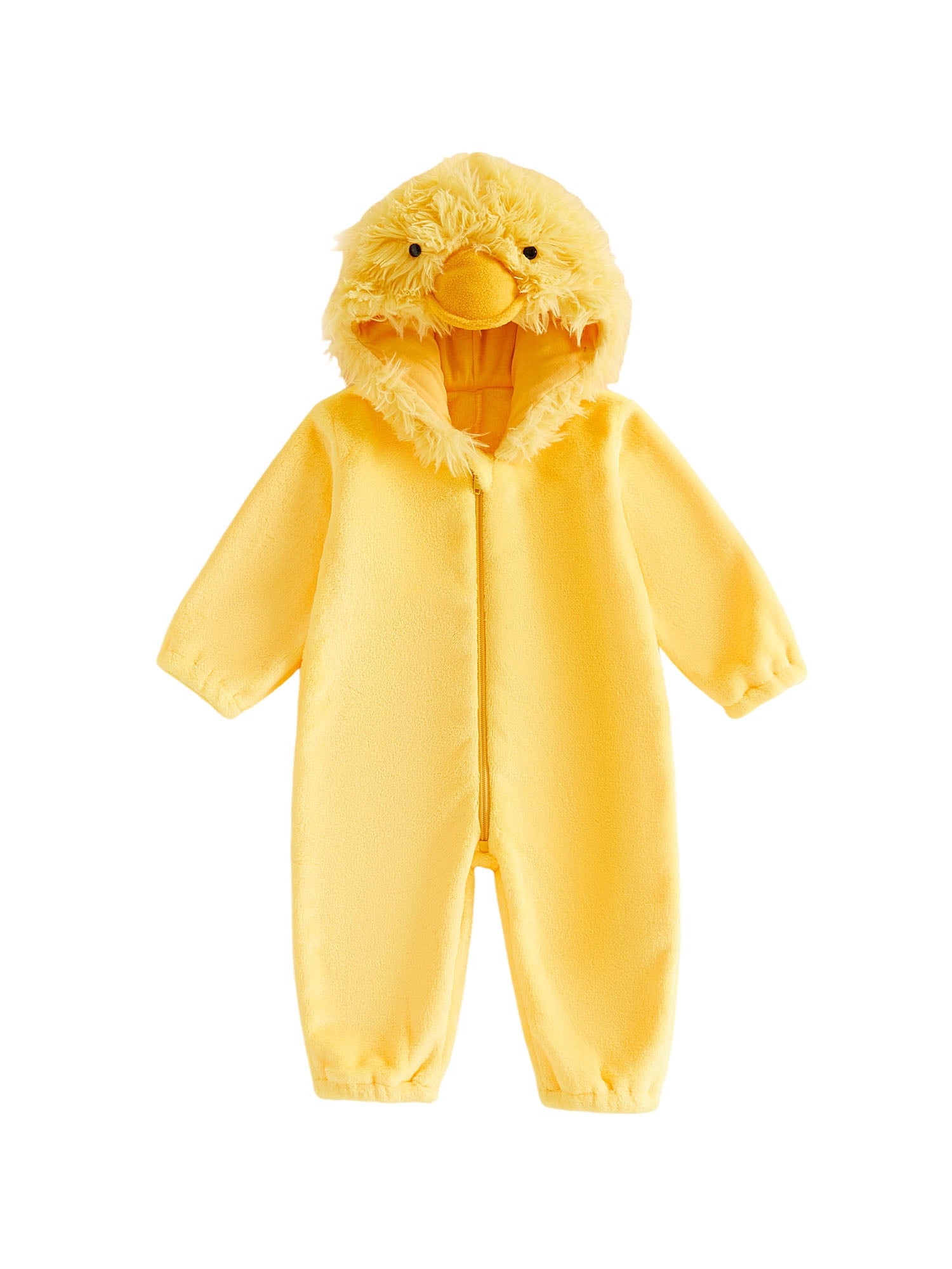 RUINIXCW Toddler Baby Girl Boy Halloween Chick Costume Cosplay Outfit Infant Fall Winter Clothes Snowsuit Fleece Jumpsuit Long Sleeve Hooded Romper