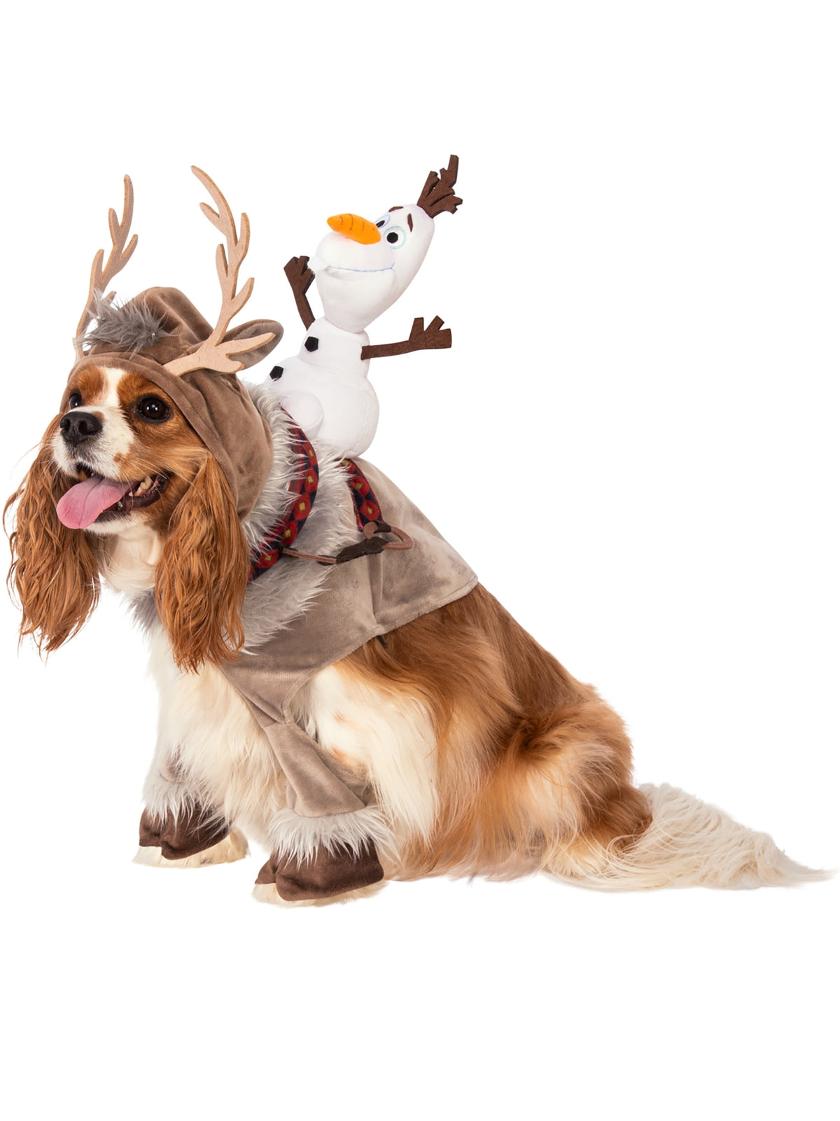 Disney Frozen Sven and Olaf Pet Costume for Dogs or Cats by Rubies, Large