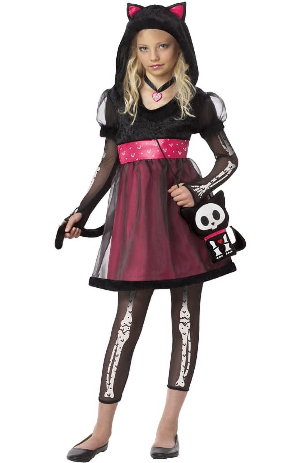 Skelanimals Adorable Kit the Cat Child Costume