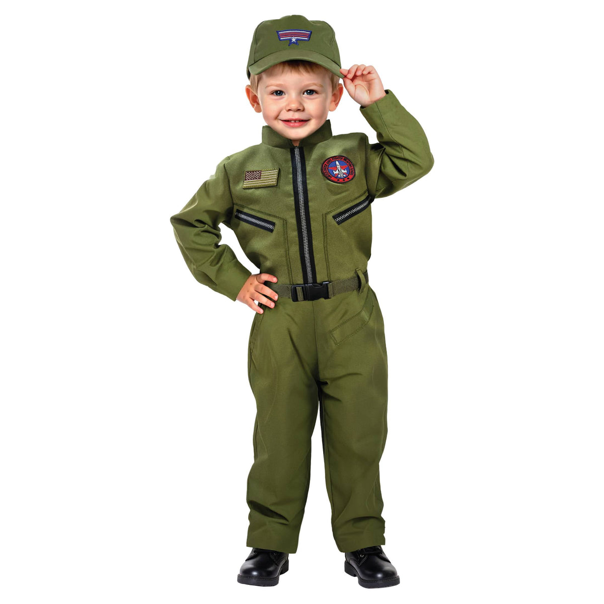 Fighter Pilot Halloween Costume for Infant 12-18M, by Way to Celebrate