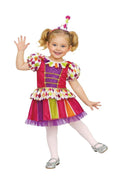 Jolly Clown Costume for Toddler Girls, 3T-4T, by Way to Celebrate