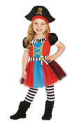 Pirate Cutie Costume for Toddler Girls, 3T-4T, by Way to Celebrate