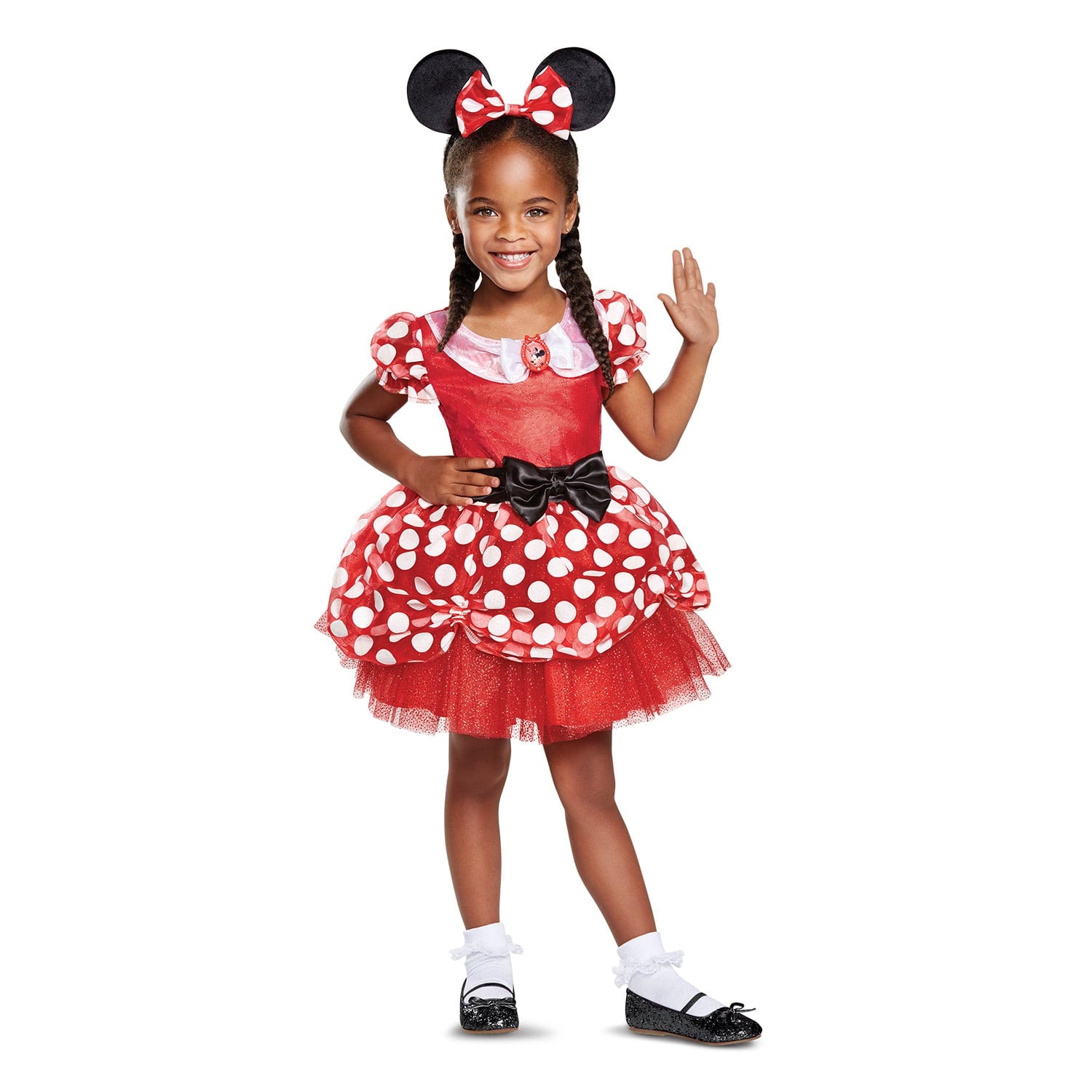 Disney Minnie Mouse Halloween Costume for Children, Toddlers Size 2T, by Disguise