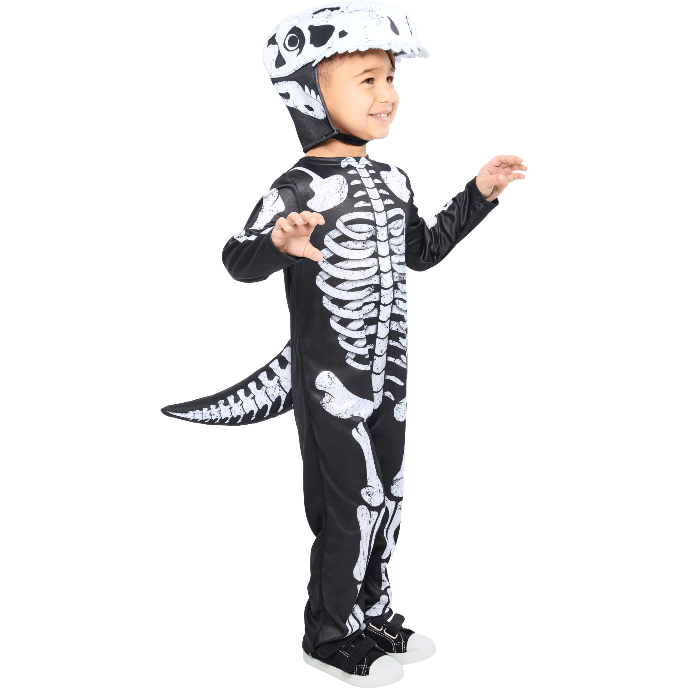Skeleton Dino Halloween Costume for Toddler, Size 2T, by Way to Celebrate
