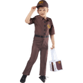 UPS Halloween Costume for Children, Boy's Size S (6/7), by Rubies