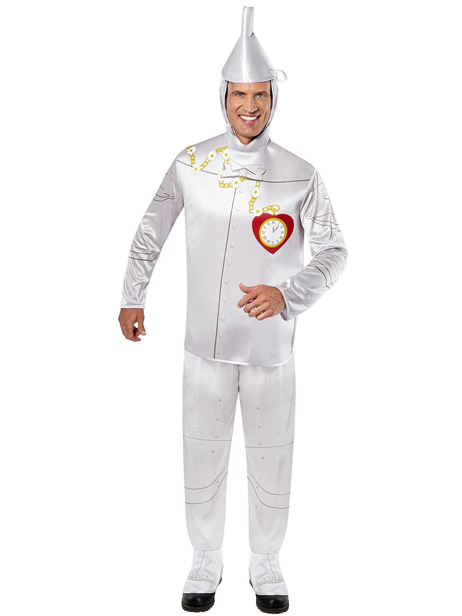 The Wizard of Oz Tinman Men's Halloween Fancy-Dress Costume for Adult, 44