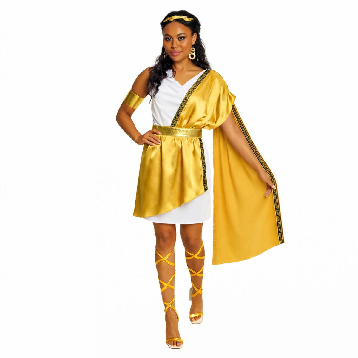 Greek Goddess Halloween Costume for Adults, Women's Size M (8/10), by Way to Celebrate