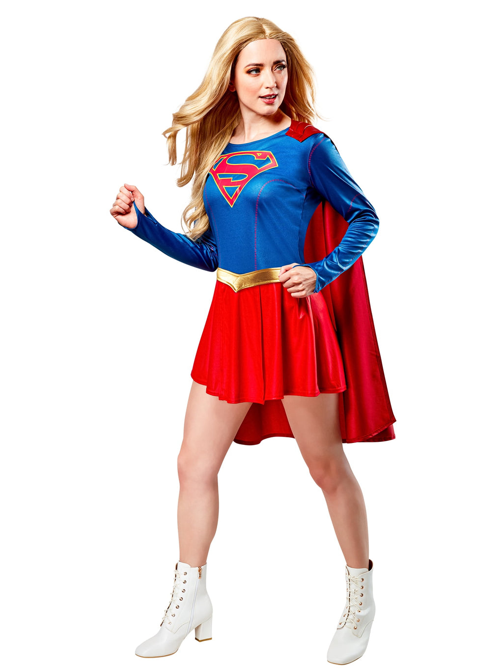 DC Comics Supergirl TV Series Deluxe Costume for Adults by Rubies, Women's Small