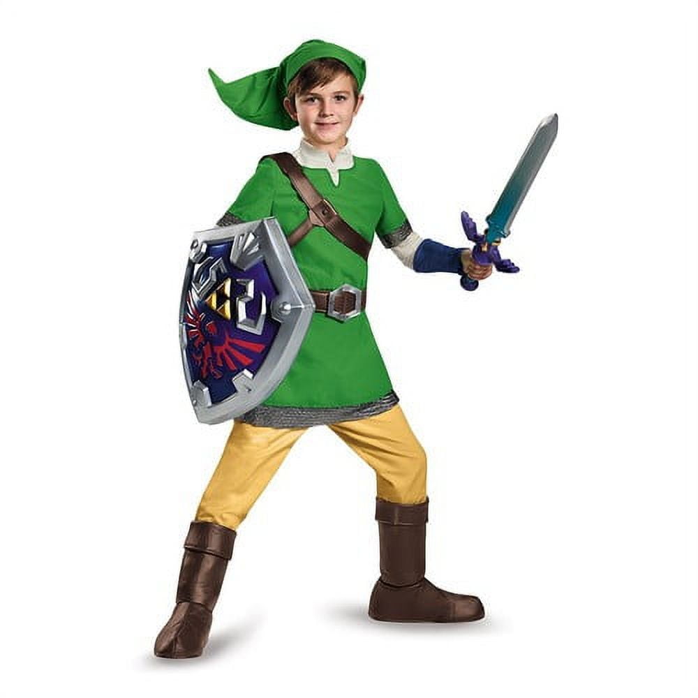 Disguise Boys' Deluxe Legend of Zelda Link Costume - 10-12