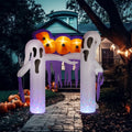 Zimtown 10 FT Halloween Inflatables Ghost Arch Outdoor Halloween Decoration