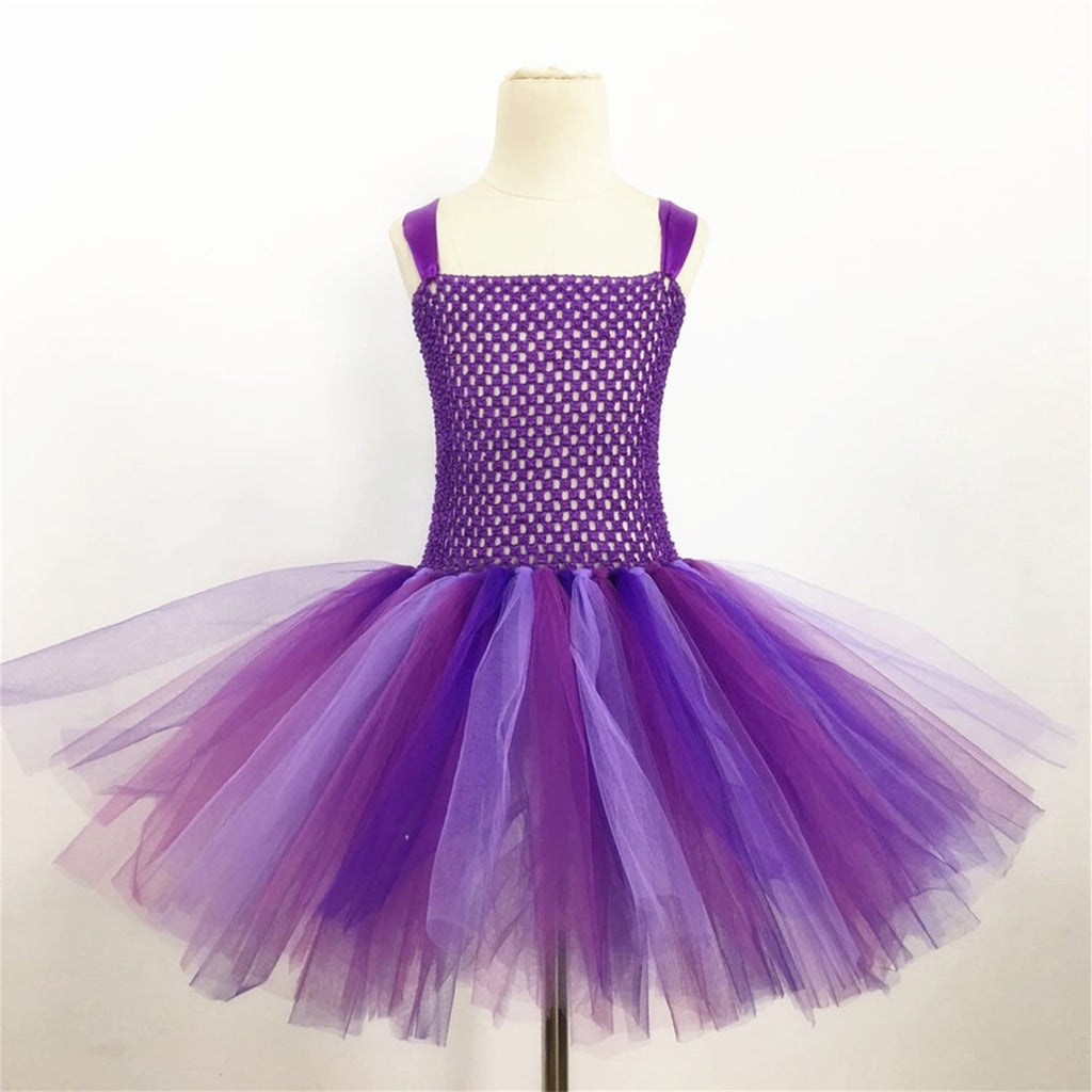 KAWELL Butterfly Fairy Dress Costume Halloween Fluffy Mesh Costume