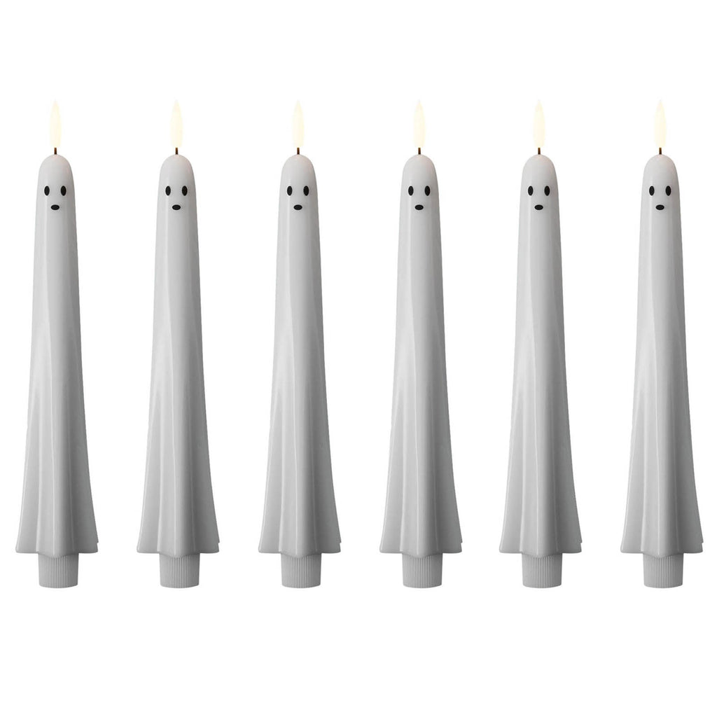 AZXY Halloween Decor, Halloween Indoor Decor, Halloween Tabletop, Artificial White Silk Rose Stems, Gothic Fake Floral Bouquet, Halloween Decorations for Home Table Party Decor