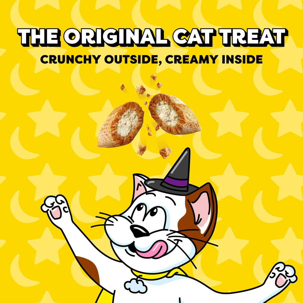 (4 pack) Temptations Mixups Crunchy and Soft Cat Treats Tasty Human, Chicken, Liver & Beef Flavors, 3 oz Pouch