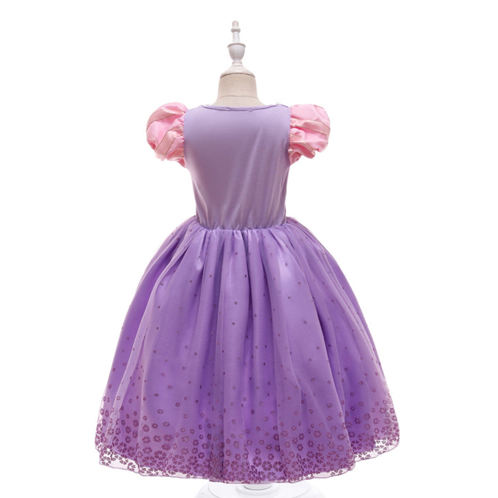 CHOYURME CHONYURM Girls Yellow Princess Costume Off Shoulder Dress with Accessories