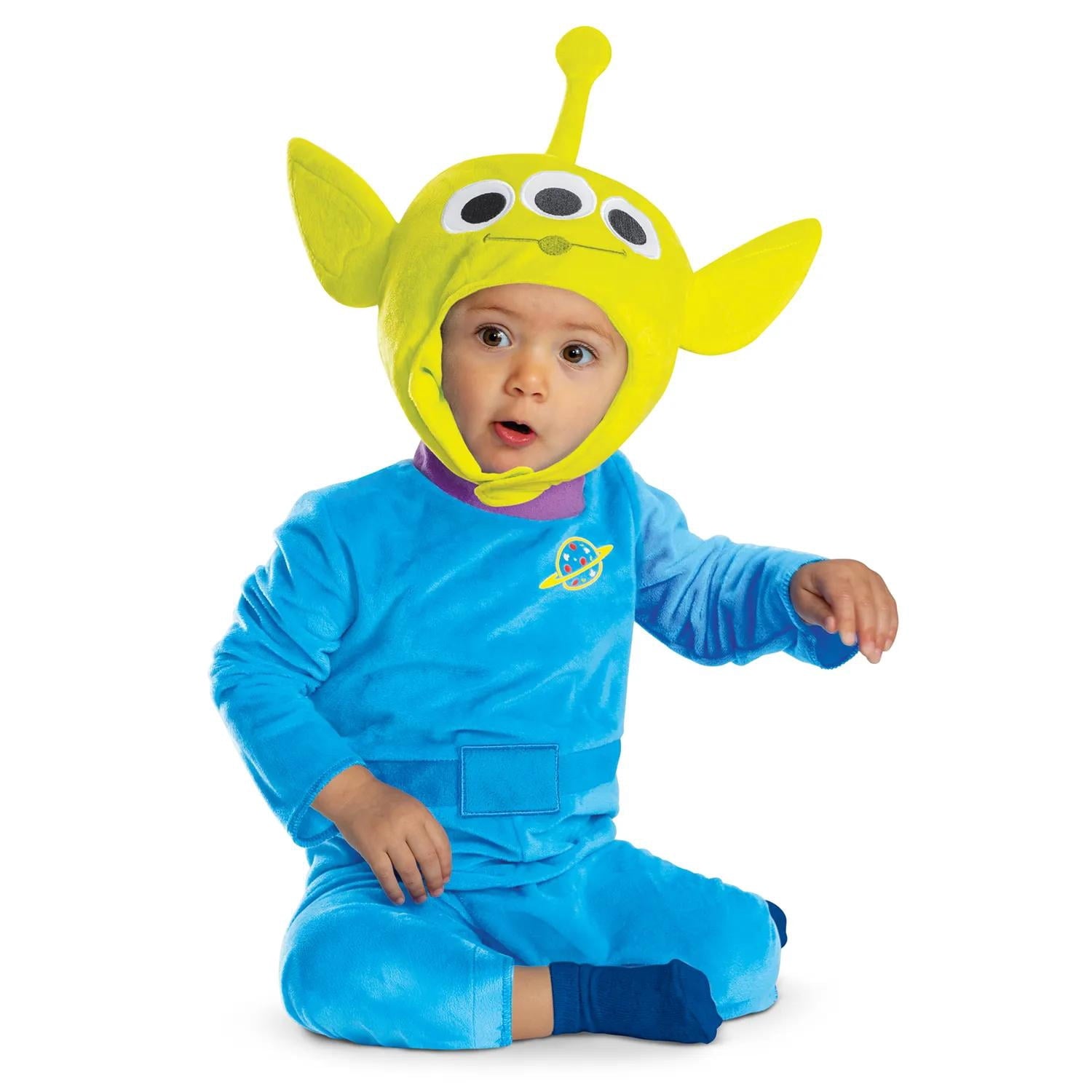 Disguise Infant Boys' Disney Pixar's Toy Story Alien Classic Jumpsuit Costume - Size 6-12 Months - Blue