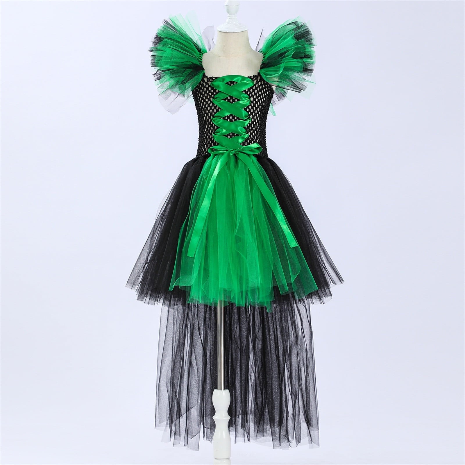 HNMKIU Halloween for Girls Toddler Kids Baby Girls Magnificent Witch Halloween Black Gown Fancy Dress Up Cosplay Party Tutu Dress Dresses E - 18-24 Months
