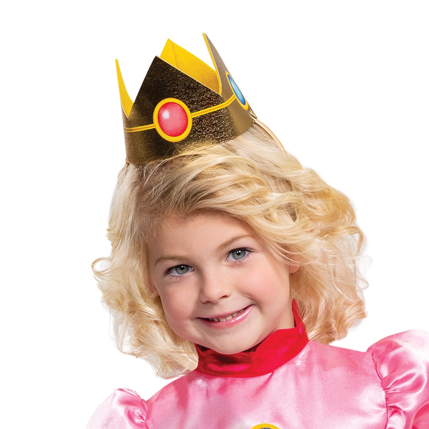 Nintendo Super Mario Bros. Princess Peach Halloween Costume for Children, Toddlers Size 3T-4T, by Disguise