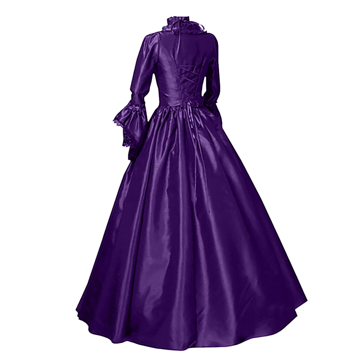Jsaierl Victorian Dress for Women 1800S Medieval Renaissance Dress Corset Flare Sleeve Vintage Dress Cocktail Party Ball Gown
