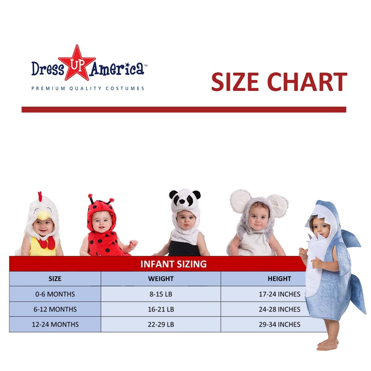 Dress-Up-America Baby Ladybug Costume Toddler Cute Lady-Bug Infant Costume