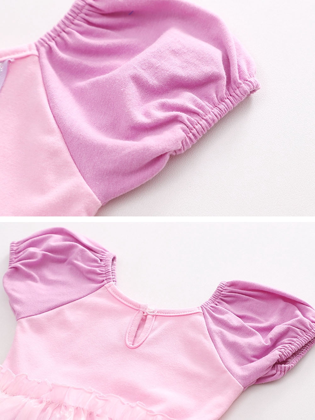 WIBACKER Infant Baby Girls Princess Romper Costume Onesie Fancy Dress Bodysuit with Headband Halloween Birthday Dresses