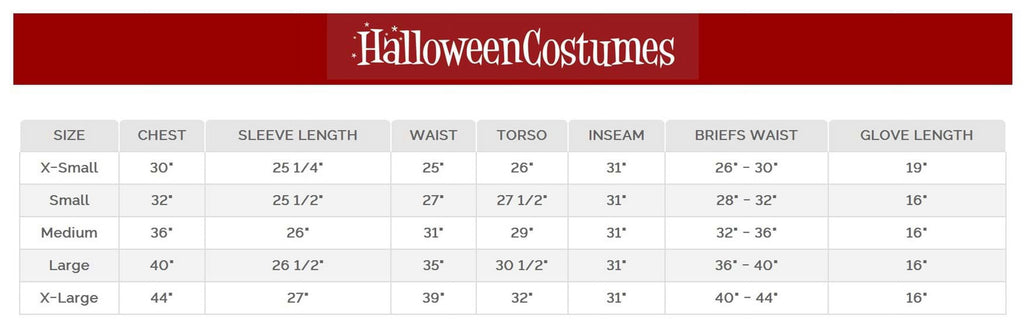 The Incredibles Men's Deluxe Mr. Incredible Costume