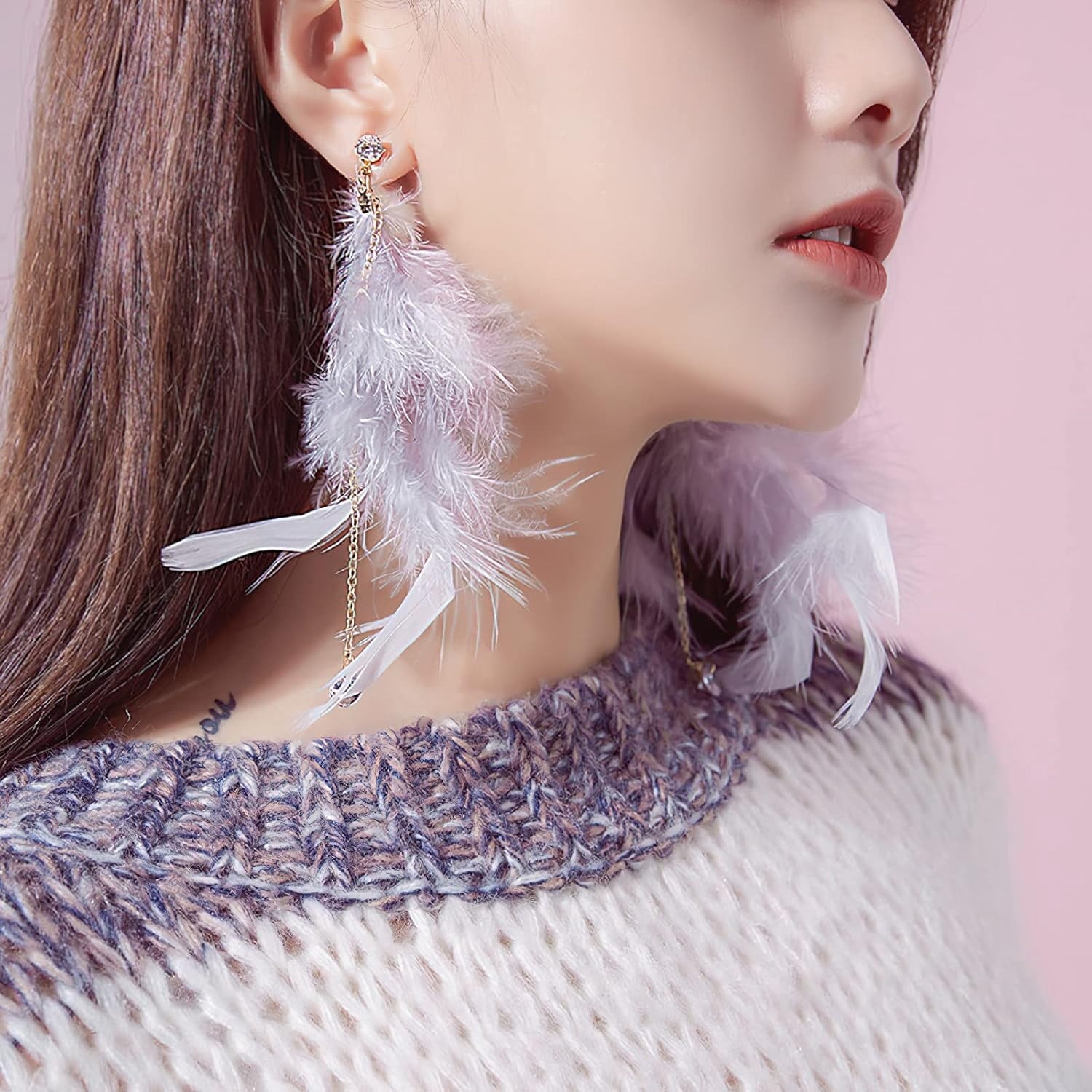 600PCS Red Feathers, 3-4.7 inch Feathers Bulk for DIY Crafts Wedding Halloween Costume Party Decorations Dream Catcher Supplies