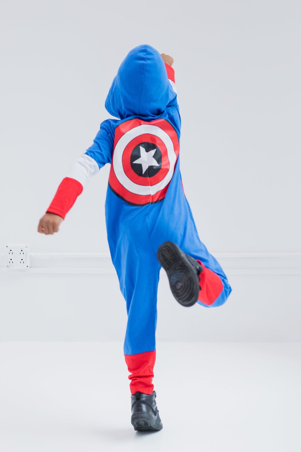 Marvel Avengers Toddler Boy or Girl Cosplay Hooded One Piece Thor Grey