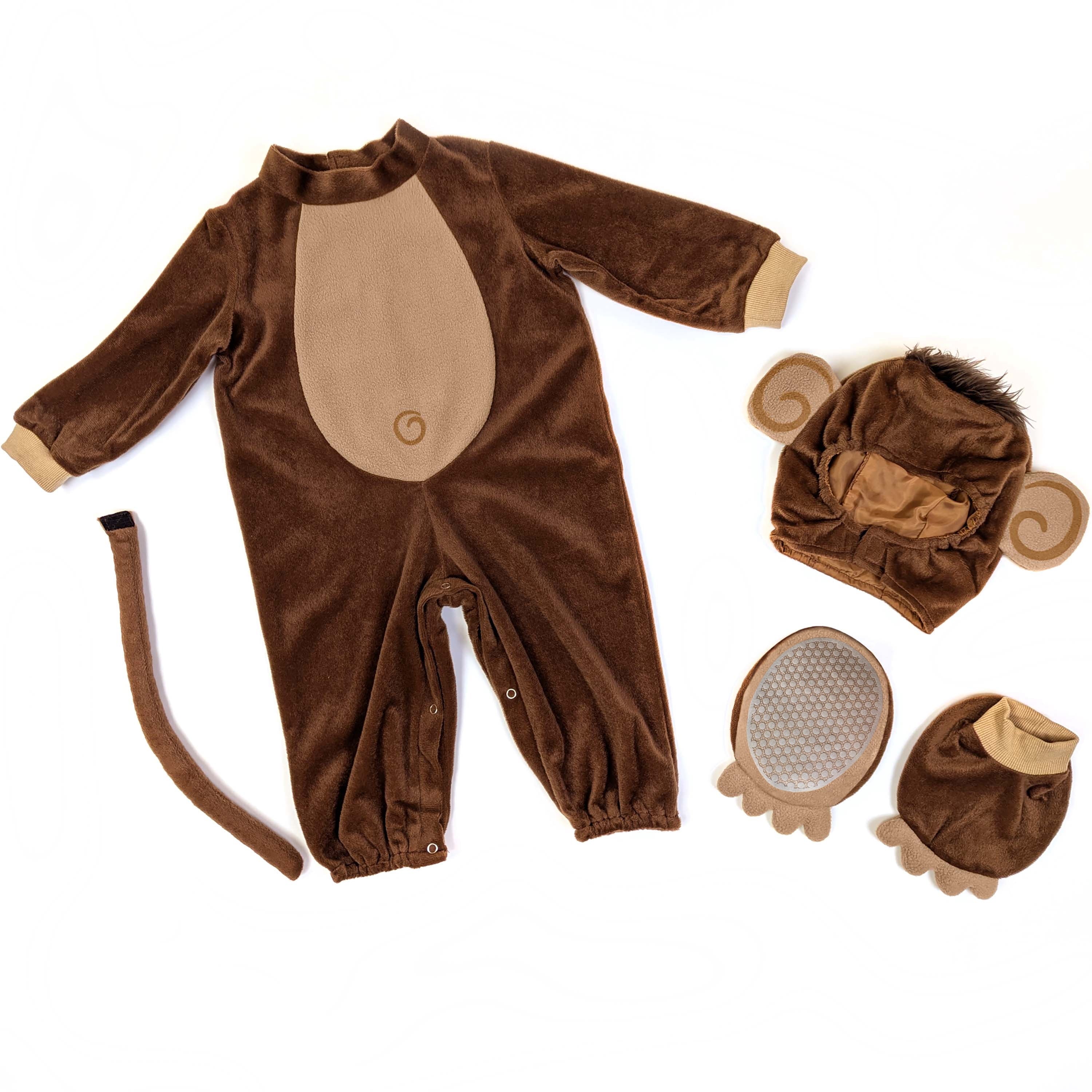 Lil Monkey Halloween Costume for Infant, Size 12-18M, by Way to Celebrate