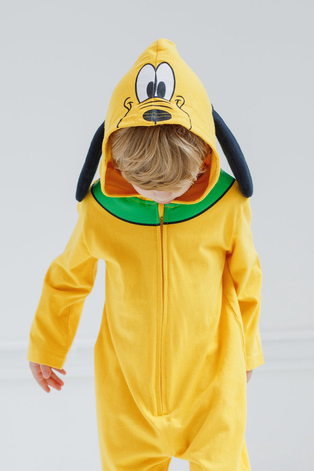 Disney Mickey Mouse Goofy Toddler Boys Zip Up Cosplay Coverall