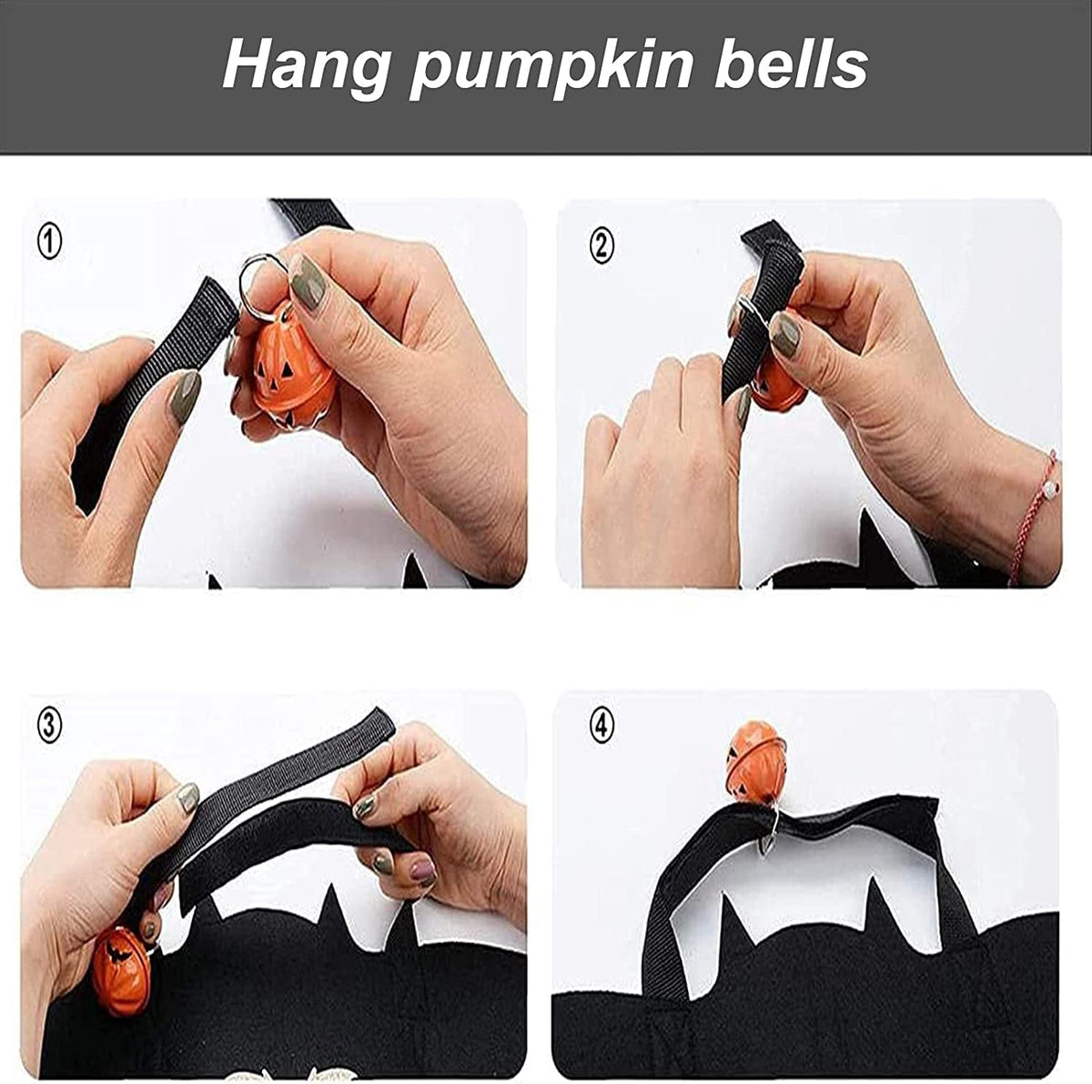 Halloween Dog Bat Wings Pet Costume for Halloween Party Decorations, Cute Puppy Dog and Cat Collar Bat Wings with Pumpkin Bells Cosplay Party (X-Large)