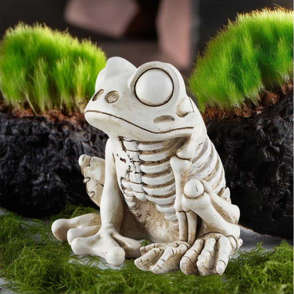 amlbb Halloween Decoration Halloween Skeleton Horror Decorations Simulation Animals Skeleton Ornaments Bar Decoration Frogs Skeleton on Clearance