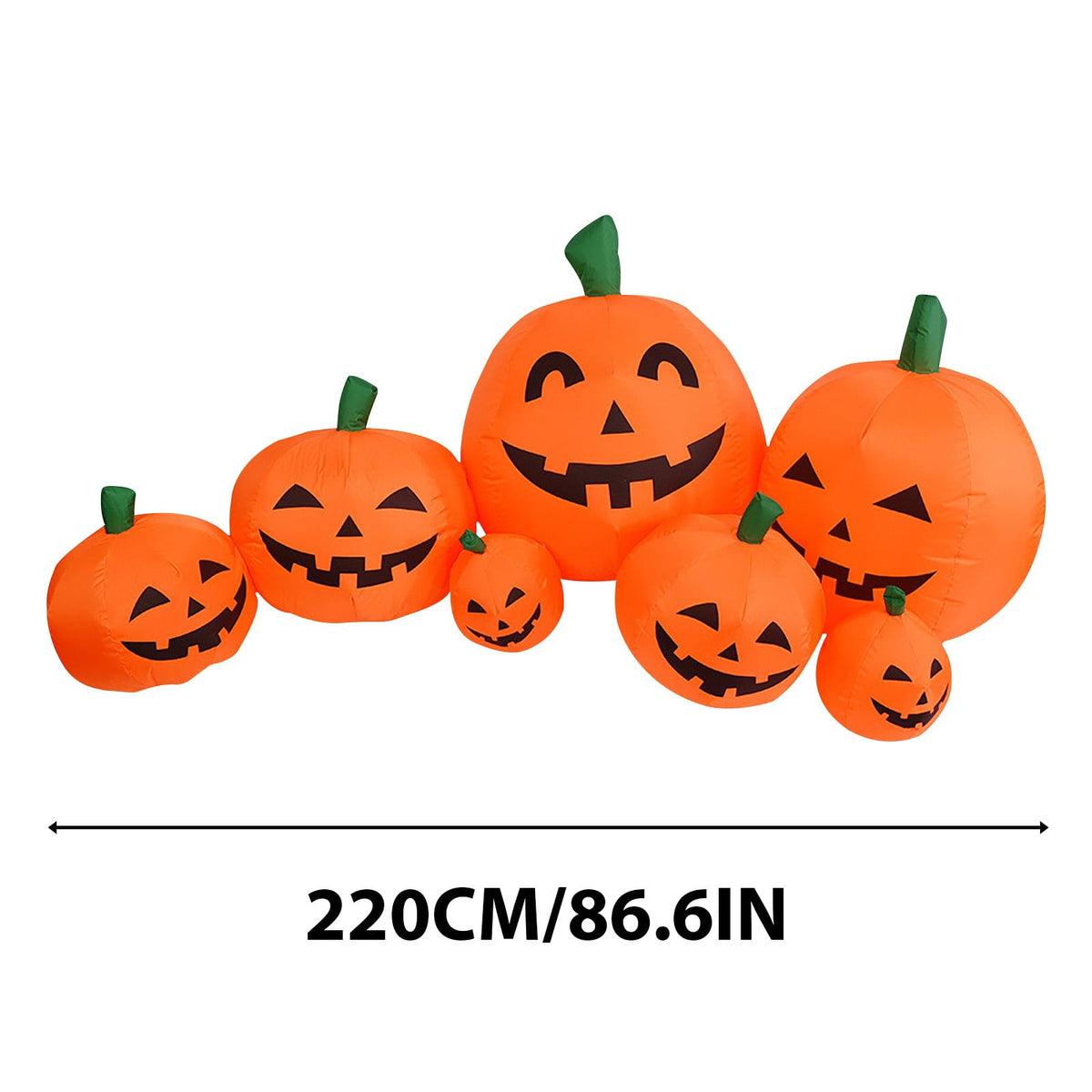 XGFHYJEH Halloween Decor, Halloween Decorations, Halloween Decorations Indoor, Halloween Indoor Decor, Halloween Pumpkin Inflatable 2.2m 7pc Halloween Inflatable