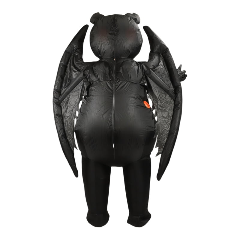Halloween Moth Inflatable Costume Horror Fun Inflatable Costume Party Party Fun Dress Up Novelty Inflatable Costume,Height 59"–74.8",Bat