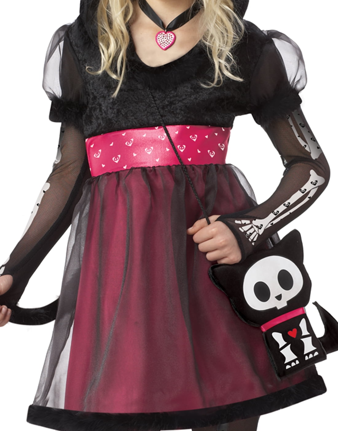 Skelanimals Adorable Kit the Cat Child Costume